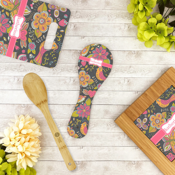 Birds & Butterflies Spoon Rest Trivet - LIFESTYLE