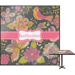 Birds & Butterflies Square Table Top - 24" (Personalized)
