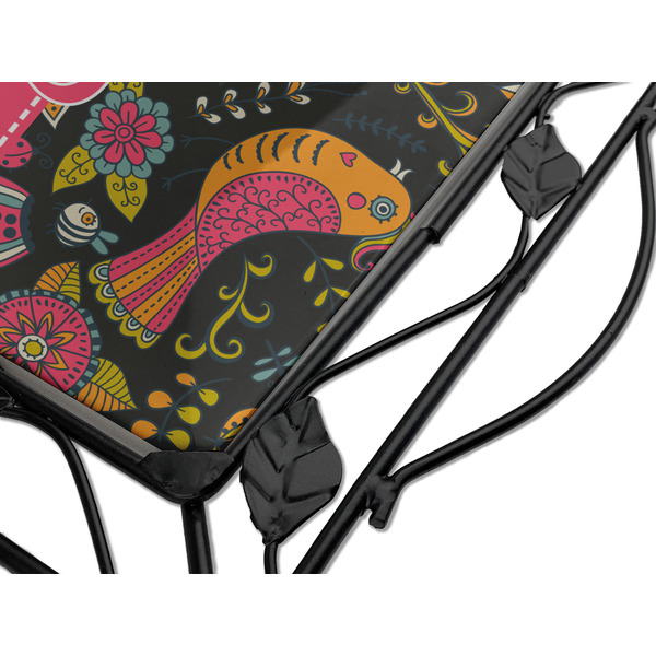 Birds & Butterflies Square Trivet - Detail