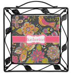 Birds & Butterflies Square Trivet (Personalized)