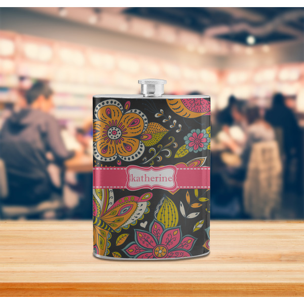 Birds & Butterflies Stainless Steel Flask - LIFESTYLE 2