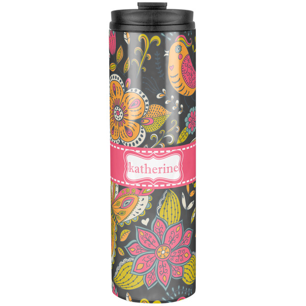 Birds & Butterflies Stainless Steel Tumbler 20 Oz - Front