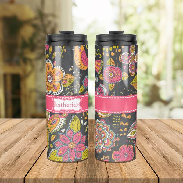 Birds & Butterflies Stainless Steel Tumbler - Lifestyle
