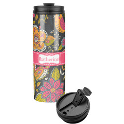 Birds & Butterflies Stainless Steel Skinny Tumbler (Personalized)