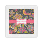 Birds & Butterflies Cocktail Napkins (Personalized)