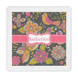 Birds & Butterflies Decorative Paper Napkins (Personalized)