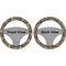 Birds & Butterflies Steering Wheel Cover- Front and Back