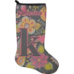 Birds & Butterflies Holiday Stocking - Neoprene (Personalized)