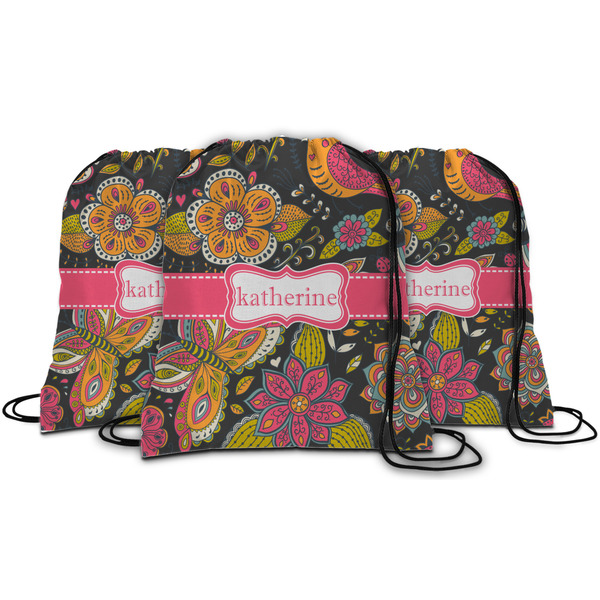 Birds & Butterflies String Backpack - MAIN