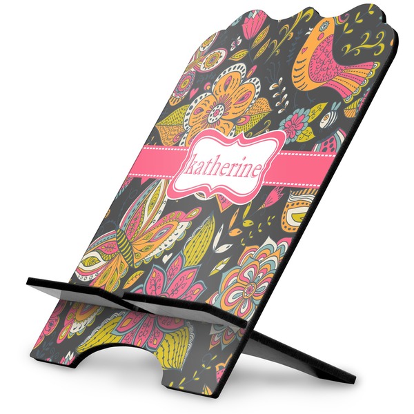Custom Birds & Butterflies Stylized Tablet Stand (Personalized)