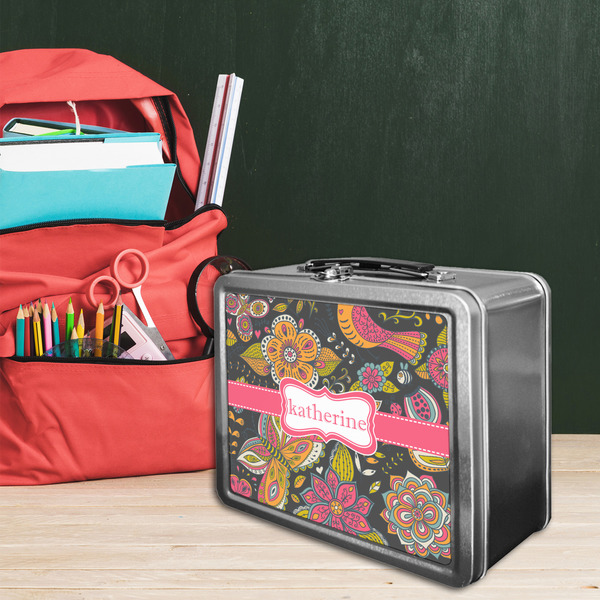 Birds & Butterflies Tin Lunchbox - LIFESTYLE