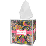 Birds & Butterflies Tissue Box Cover (Personalized)