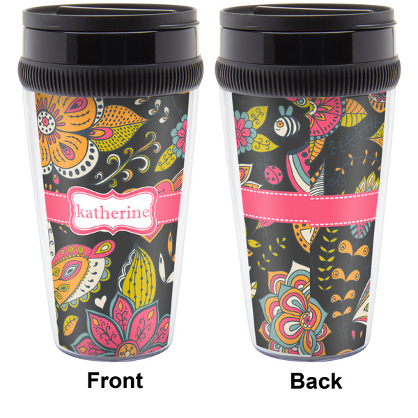 Birds & Butterflies Travel Mug Approval (Personalized)