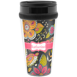 Birds & Butterflies Acrylic Travel Mug without Handle (Personalized)