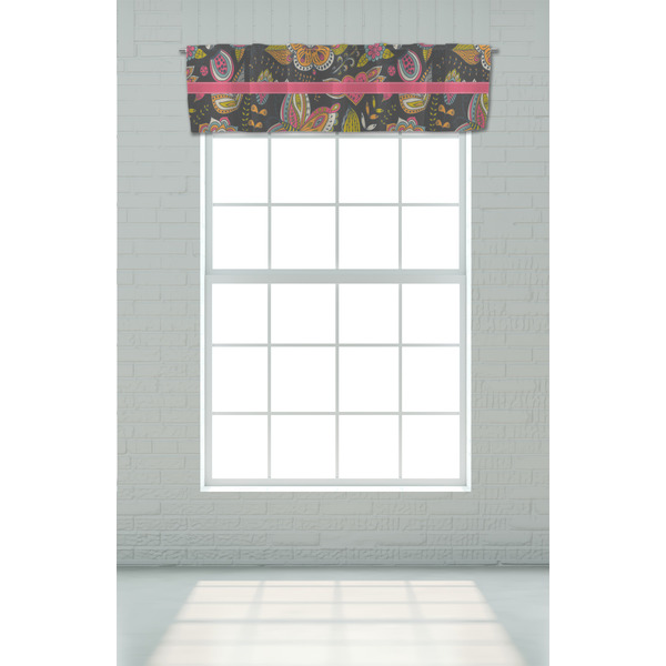 Birds & Butterflies Valance - On window