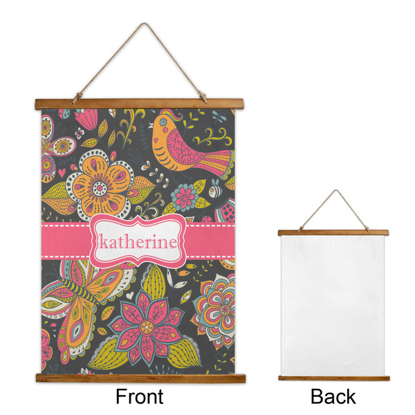 Birds & Butterflies Wall Hanging Tapestry - Portrait - APPROVAL