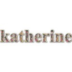 Birds & Butterflies Name/Text Decal - Custom Sizes (Personalized)