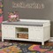 Birds & Butterflies Wall Name Decal Above Storage bench