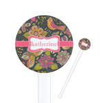 Birds & Butterflies Round Plastic Stir Sticks (Personalized)