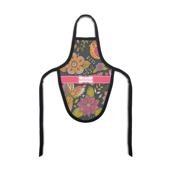 Custom Birds & Butterflies Bottle Apron (Personalized)
