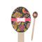 Birds & Butterflies Oval Wooden Food Picks (Personalized)