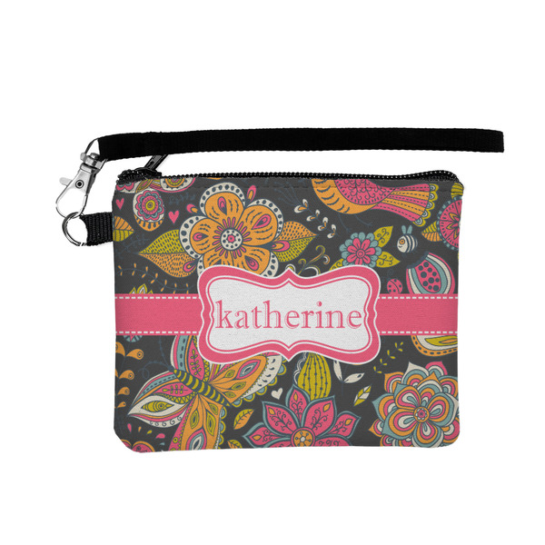 Custom Birds & Butterflies Wristlet ID Case w/ Name or Text