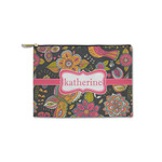 Birds & Butterflies Zipper Pouch - Small - 8.5"x6" (Personalized)