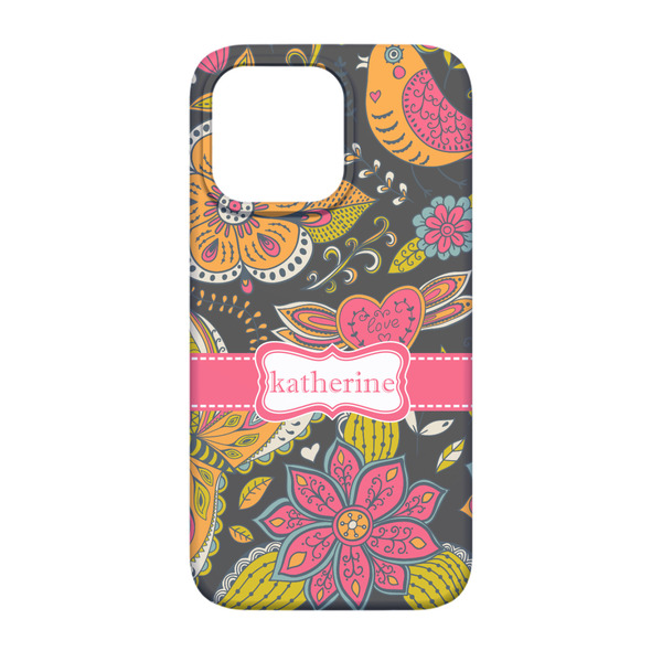Birds & Butterflies iPhone 13 Case - Back