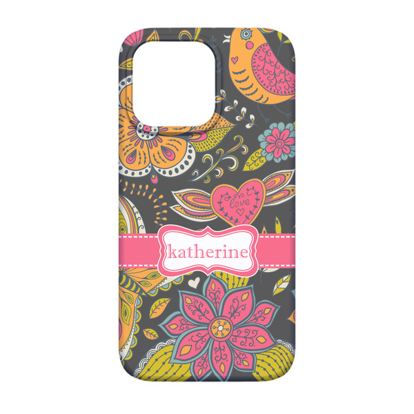 Birds & Butterflies iPhone 13 Pro Case - Back