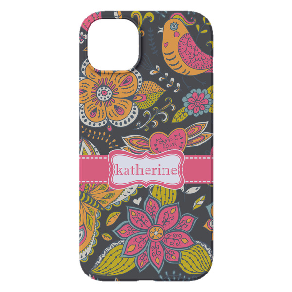 Birds & Butterflies iPhone 14 Plus Case - Back