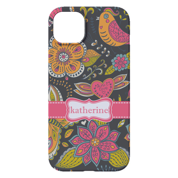 Birds & Butterflies iPhone 14 Pro Max Case - Back