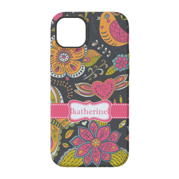 Birds & Butterflies iPhone 14 Pro Tough Case - Back
