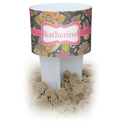 Birds & Butterflies Beach Spiker Drink Holder (Personalized)