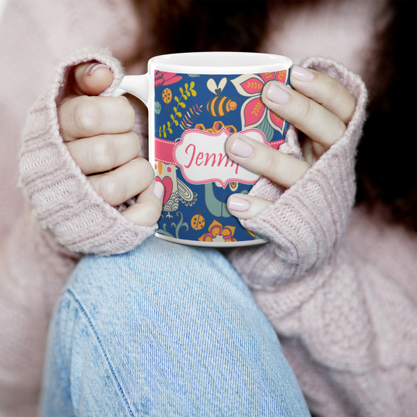 Owl & Hedgehog 11oz Coffee Mug - LIFESTYLE