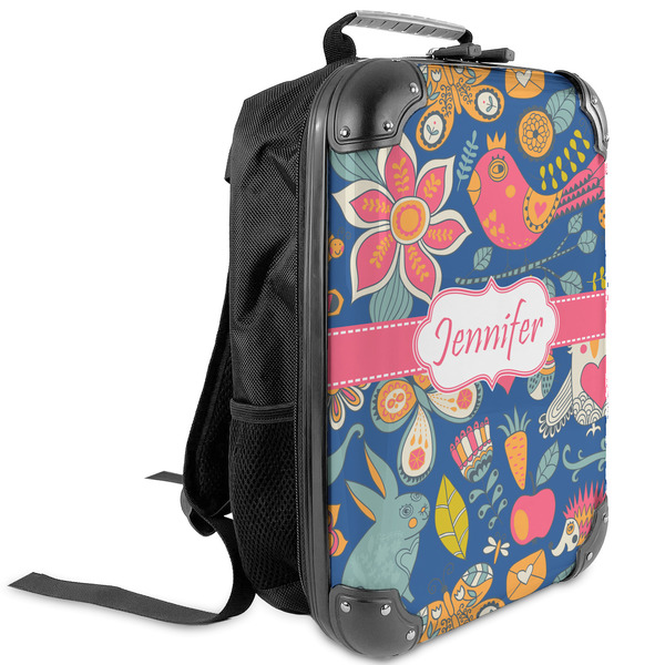 Custom Owl & Hedgehog Kids Hard Shell Backpack (Personalized)