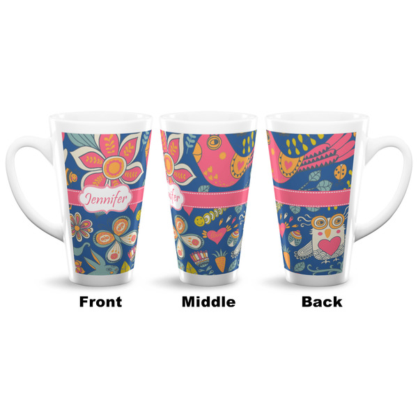 Owl & Hedgehog 16 Oz Latte Mug - Approval