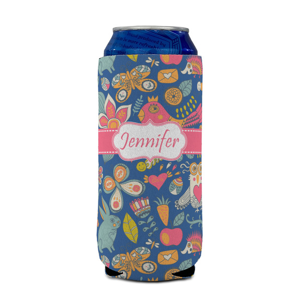 Owl & Hedgehog 16oz Can Sleeve - FRONT (on can)