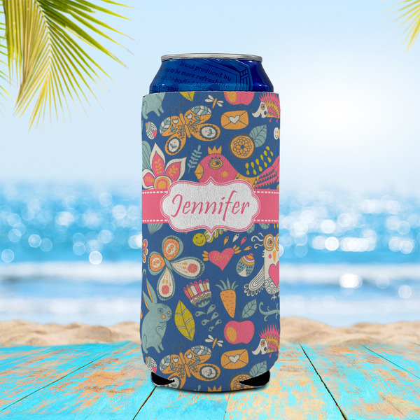 Owl & Hedgehog 16oz Can Sleeve - LIFESTYLE