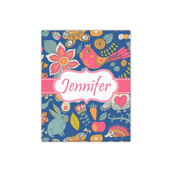 Owl & Hedgehog 16x20 - Canvas Print - Front View