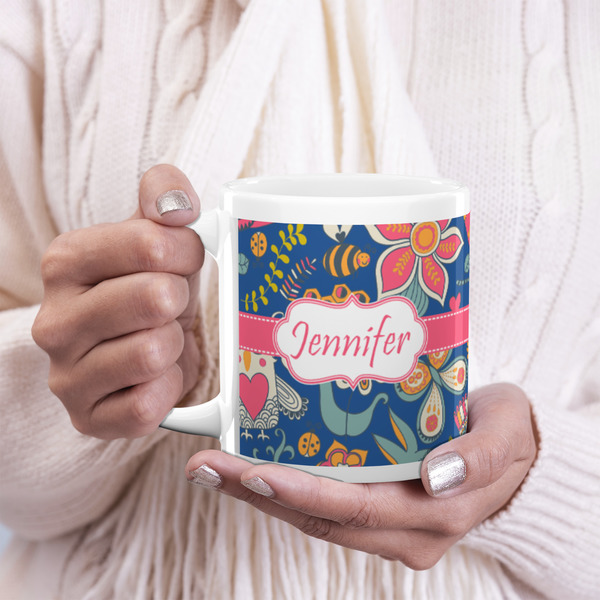 Owl & Hedgehog 20oz Coffee Mug - LIFESTYLE