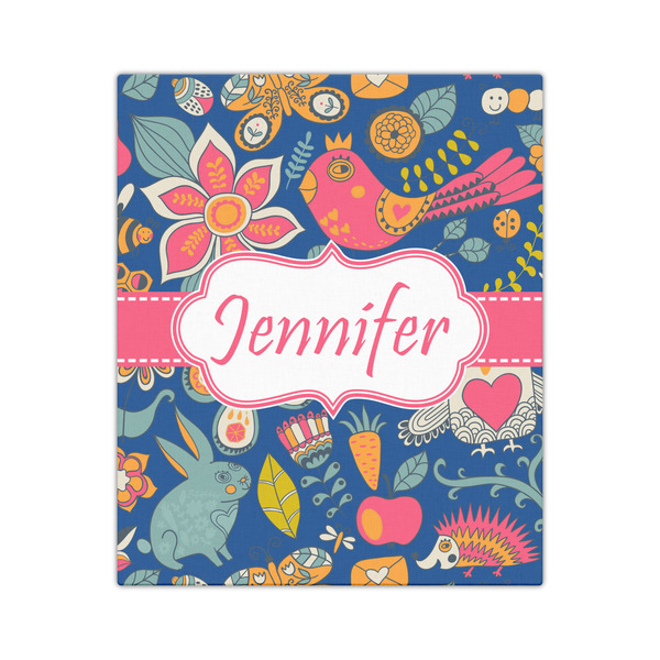 Owl & Hedgehog 20x24 - Canvas Print - Front View