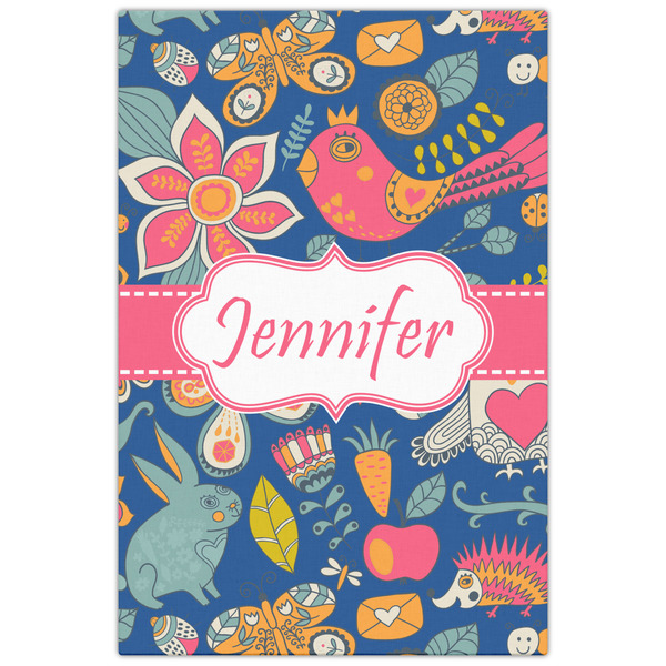 Owl & Hedgehog 20x30 - Canvas Print - Front View