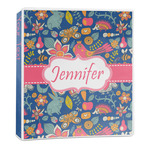 Owl & Hedgehog 3-Ring Binder - 1 inch (Personalized)