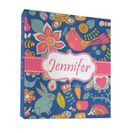 Owl & Hedgehog 3 Ring Binder - Full Wrap - 1" (Personalized)