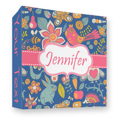 Owl & Hedgehog 3 Ring Binder - Full Wrap - 3" (Personalized)