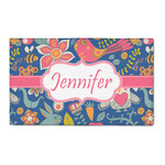 Owl & Hedgehog 3' x 5' Patio Rug (Personalized)