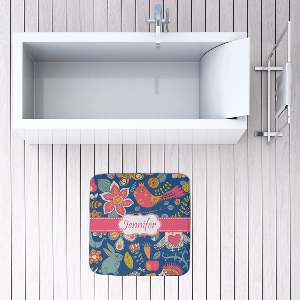 Owl & Hedgehog 48x48 Foam Memory Mat - LIFESTYLE