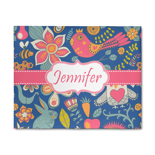 Custom Owl & Hedgehog 8' x 10' Patio Rug (Personalized)