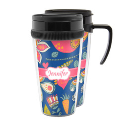 Owl & Hedgehog Acrylic Travel Mug (Personalized)