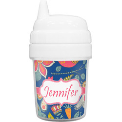 Owl & Hedgehog Baby Sippy Cup (Personalized)